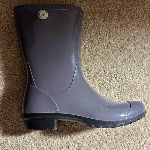 UGG Gray Sienna Rain Boots - Size 9 - Picture 3 of 4